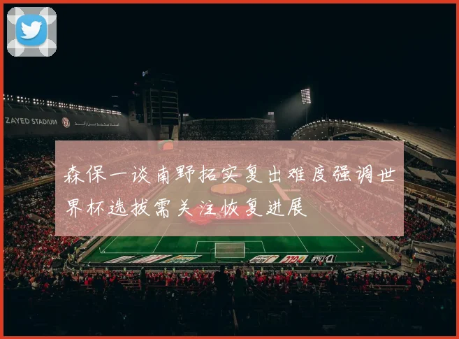 森保一谈南野拓实复出难度强调世界杯选拔需关注恢复进展
